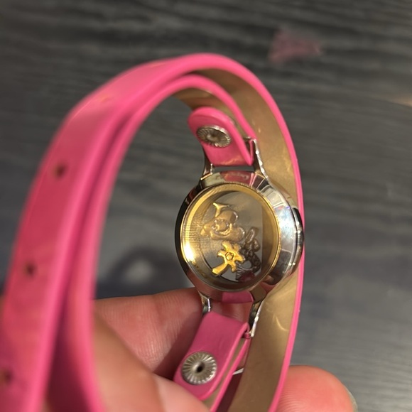 Origami owl Pink Double Wrap Bracelet with Crystal Accents - Picture 3 of 4